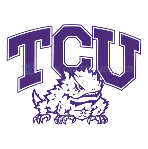 TCU Horned Frogs Logo T-shirts Iron On Transfers N6430 - Click Image to Close